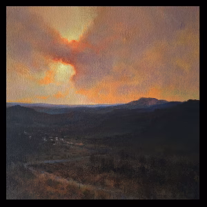Landscape painting by Arthur Brigg
